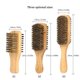 thumbnail image 5 of Cepillo para barba de melena de cerdo para hombre, cepillo para barba de doble cara con mango de madera, peine, cepillo para barba de nailon, 5 of 5