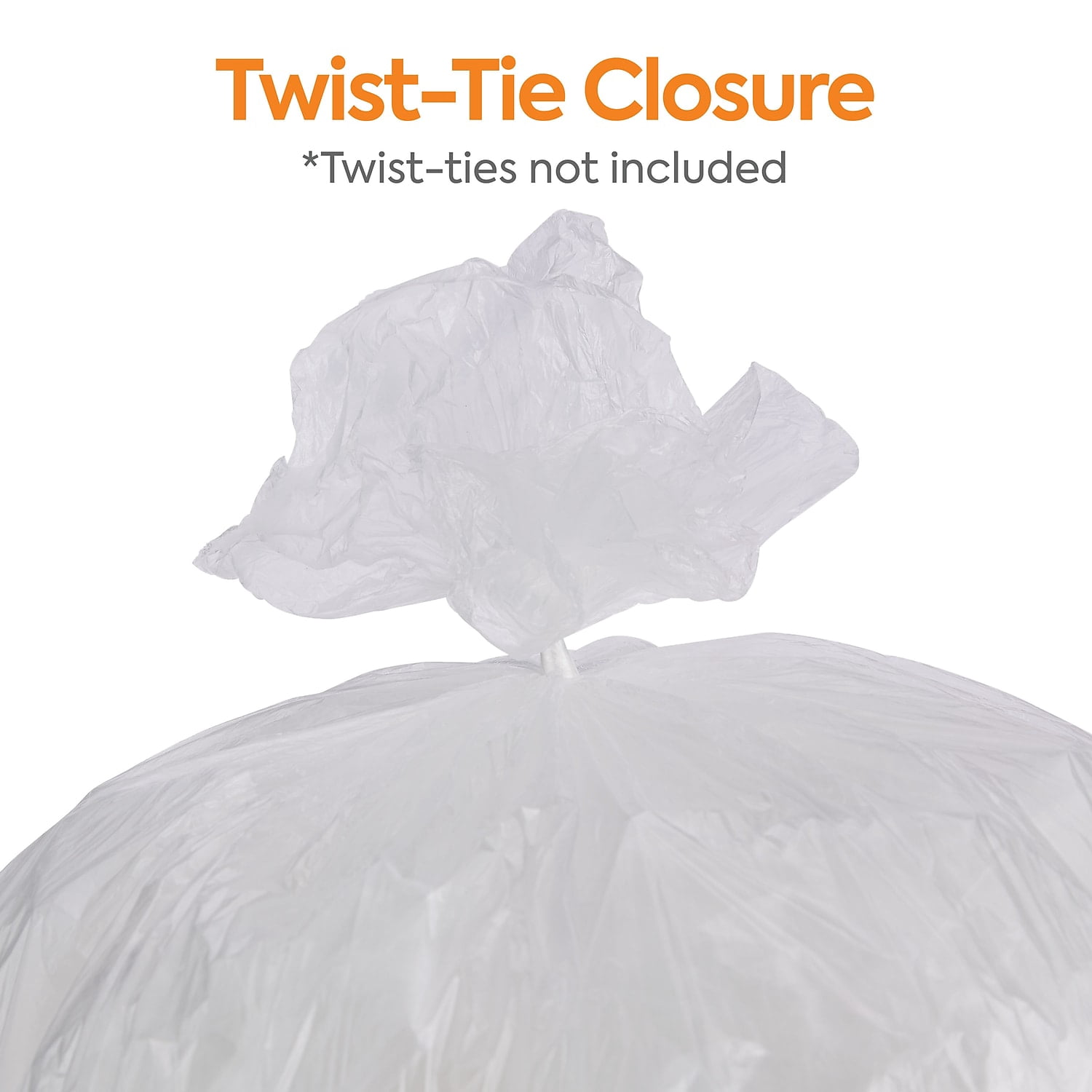 Staples Coastwide Professional AccuFit 16 Gallon Trash Bag 24" x 33" High Density 6 mic Natural 1000