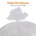 thumbnail image 6 of Staples Coastwide Professional AccuFit 16 Gallon Trash Bag 24" x 33" High Density 6 mic Natural 1000, 6 of 7