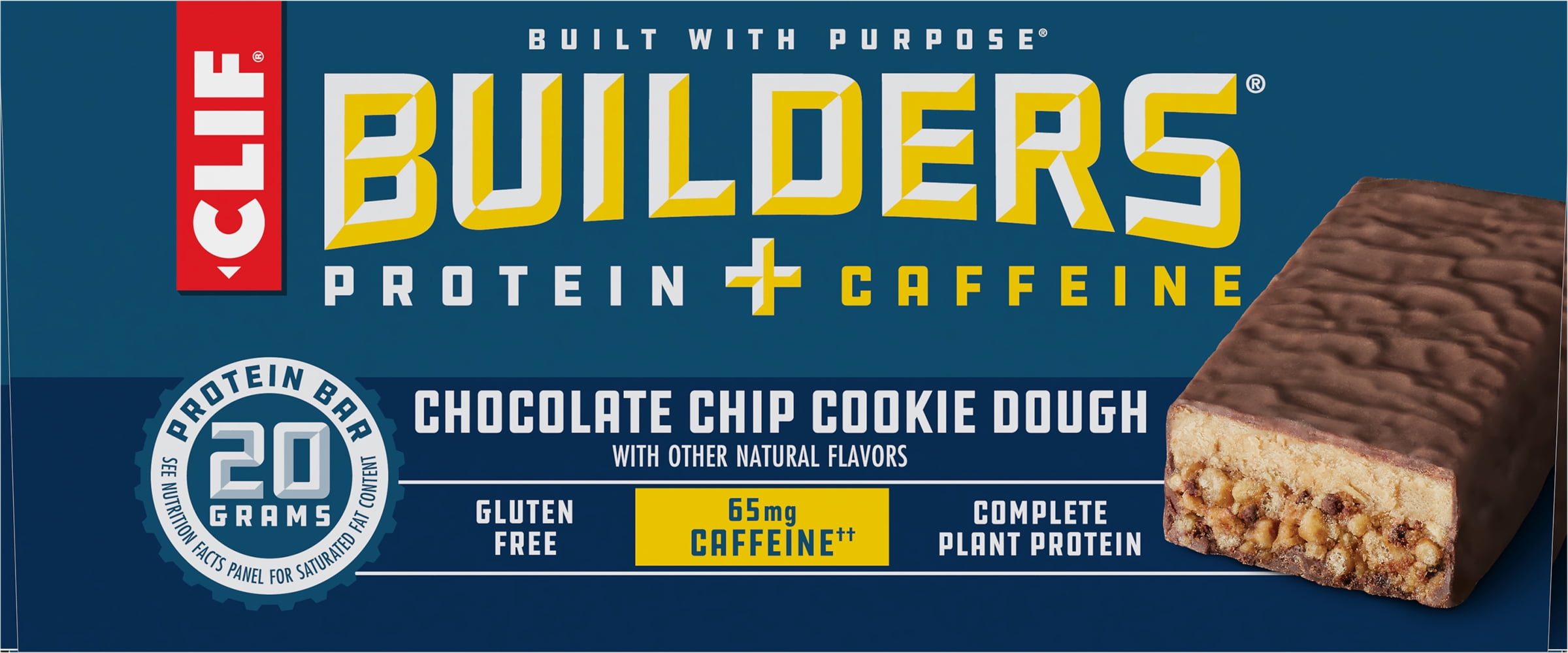 Builders Chocolate Chip Cookie Dough Protein Bar 12 - 2.40 oz Bars