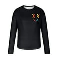thumbnail image 4 of Styesk Chemises pour Hommes Haut Imprimé à Manches Longues Haut/chemise à Manches Longues à Col Rond pour Hommes, 4 of 4