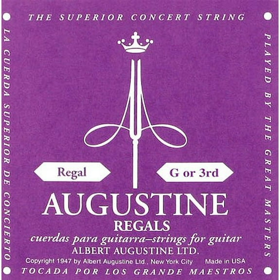 Regal - G or 3rd Nylon Guitar String - Augustine Classical String Collection