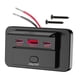 thumbnail image 1 of Cargador USB para coche de 12 V/24 V con toma de carga rápida para embarcaciones y motocicletas Luz roja, 1 of 6