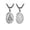 Silver, variant on Duodiner Black 24in Virgin Mary Necklace for Men Miraculous Medal Stainless Steel Mary Mother of God Pendant De La Virgen Maria Medallion Holy Mary Charm
