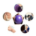 thumbnail image 4 of LNGOOR 2PCS 25CM PVC Pilates Yoga Ball Yoga Fitness Auxiliary Ball Explosion-proof Yoga Exercise Ball Flexible Balance Fitness Ball Portable Gymnastics Ball for Exercise Training Gym (Ran, 4 of 5