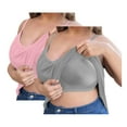 thumbnail image 2 of Seamless Bandeau Bra Top - Built-in Shelf Bra Camisole, Comfortable Wirefree Design (2-Pack) | Hontri | Women's Plus Size Soft Tank Top with Bra Sleeveless Comfort Yoga (I | XL), 2 of 9