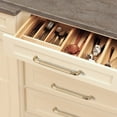 thumbnail image 6 of Goo-Ki 7.6''(192 MM) Hole Centers Champagne Bronze Cabinet Pulls, Drawer Pulls with Crosshatch Knurling, Cabinet Handles for Dresser,Drawer,and Cupboard, 6 Pack, 6 of 7