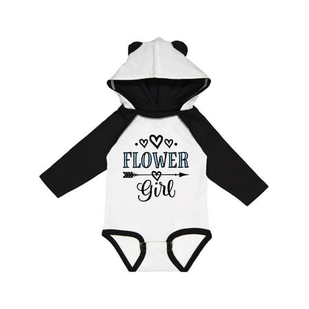 

Inktastic Flower Girl Wedding Bridal Party Gift Baby Girl Long Sleeve Bodysuit