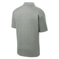 thumbnail image 6 of Yellow Rooster Men's PosiCharge RacerMesh Polo Shirts Grey Heather S, 6 of 6