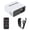 White US Plug, variant on GONCON Portable Mini Projector Home Theater Mobile Phone Screen Projection 100-240V LED Video Projector with Built-In Battery, Built-in Speaker, 4.3 inches / 11 cm - White EU Plug