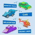 thumbnail image 3 of Build & Paint Your Own Wooden Cars, Monster Truck, Helicopter, Cruise Liner, DIY Wood Craft Kit, Easy to Assemble Arts Crafts Kit, Birthday Party Presents for Kids Boys Ages 6 and Up, 3 of 6