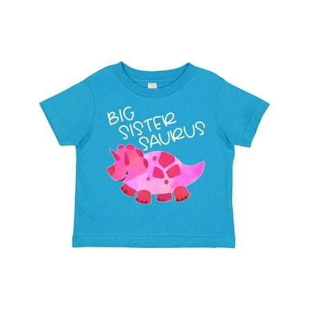 

Inktastic Big Sister Saurus Gift Toddler Toddler Girl T-Shirt