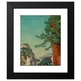 thumbnail image 2 of Arthur Bowen Davies 12x14 Black Modern Framed Museum Art Print Titled - On the Cliffs (ca. 1898), 2 of 5
