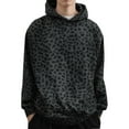 thumbnail image 7 of Hpapadks Hoodies for Men Leopard Print Hoodies Pullover with Front Pocket Outdoor Athletic Lightweight Hooded Sweatshirt Oversized Mens Sweatshirts, 7 of 7