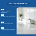 thumbnail image 5 of Tile and Tub Refinishing Paint Kit, Waterproof Scratch-Resistant Repair Coating, All-in-One Porcelain and Ceramic Tile Paint for Bathtub, Shower and Bathroom Sink Renovation, 5 of 5
