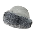 thumbnail image 4 of Sombrero de pescador de invierno, cálido, para pesca, trekking, viajes, actividades al aire libre, regalo de cumpleaños. gris, 4 of 10