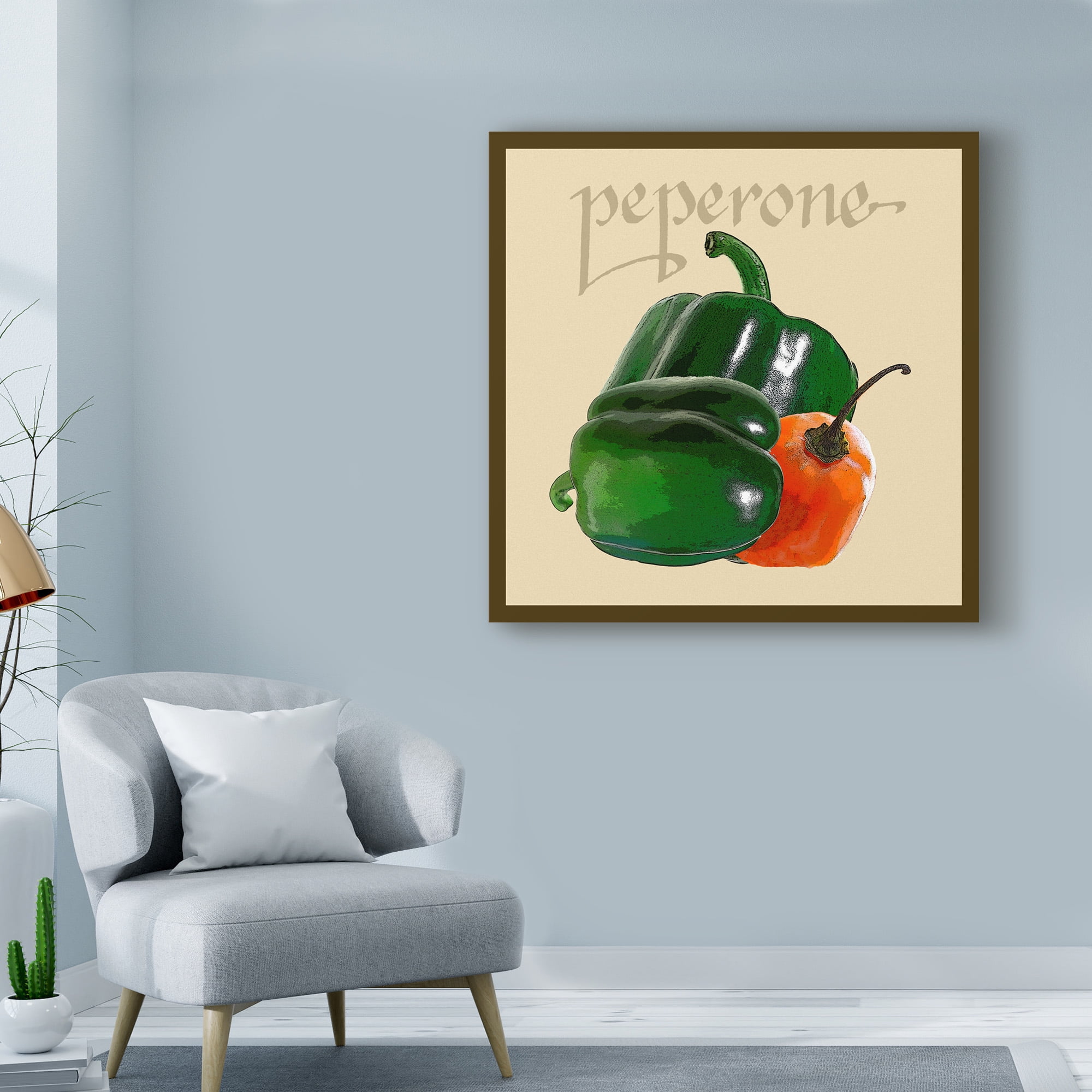 Trademark Fine Art 'Italian Vegetable IV' Canvas Art by Vision Studio