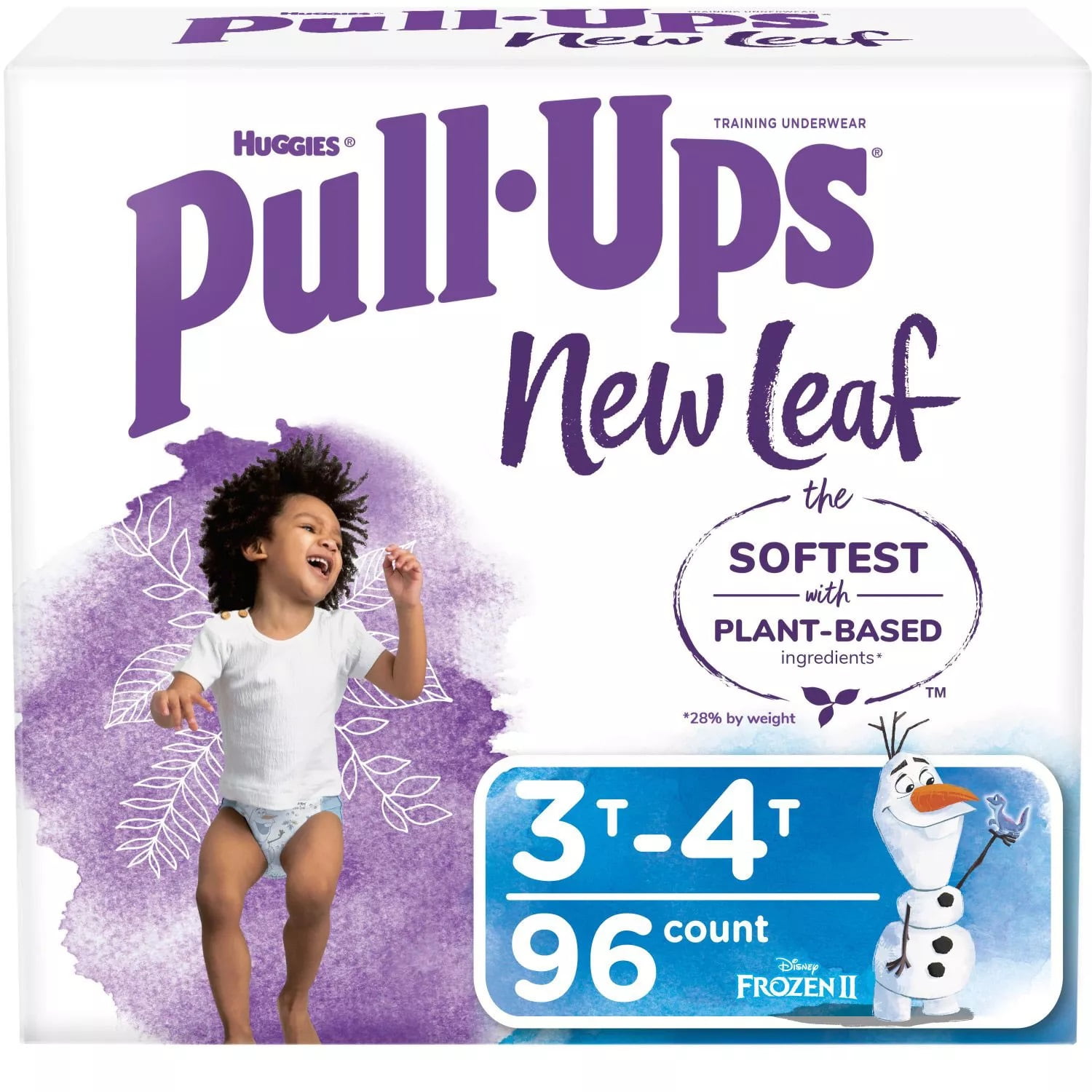 Huggies Pull-Ups New Leaf Training Underwear for Boys 3T-4T (96 Count)
