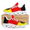 thumbnail image 1 of Zapatos de mujer con estampado de bandera de Alemania, de malla, con plataforma y cordones, ligeros, para deportes al aire libre, 1 of 6
