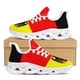 thumbnail image 1 of Zapatos de mujer con estampado de bandera de Alemania, de malla, con plataforma y cordones, ligeros, para deportes al aire libre, 1 of 6