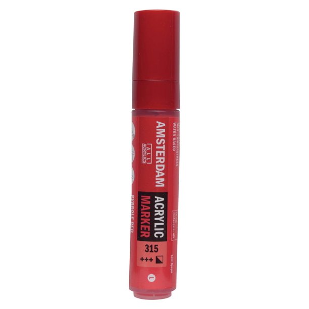 Marcador Acrílico 15Mm Amsterdam Royal Talens rojo