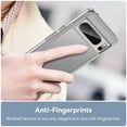 thumbnail image 6 of Feishell Clear Case for Google Pixel 8 Pro 6.7 inch,Shockproof Hybrid Soft TPU Bumper Anti-Scratch Hard Acrylic Back Transparent Slim Phone Case Cover for Google Pixel 8 Pro,Clear, 6 of 8