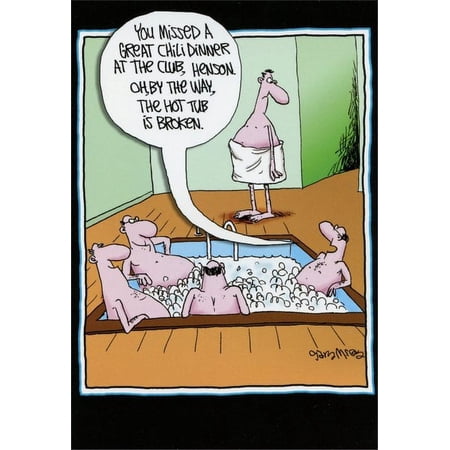 Nobleworks Hot Tub is Broken Funny / Humorous McCoy Bros Birthday Card