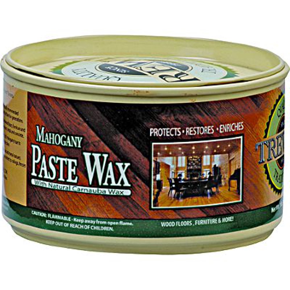 Trewax 887101017 Paste Wax 12.35 Ounce Mahogany
