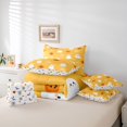 thumbnail image 6 of Manfei Funny Pumpkin Lantern 7 Pieces Full Size Bedding Sets,Boo Ghost Halloween Full Size Bed in a Bag,Halloween Reversible, 6 of 7
