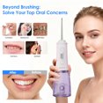 thumbnail image 5 of Hooyapik 45-Day 300ML Battery Life Electric Water Flosser Spot spray micro-waterfall system Oral Irrigator Flosser for Implants/Braces/Receding Gums, 5 of 9