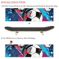 thumbnail image 2 of Football Skateboard Stickers Pack of Two | Emery Surface with PVC Back | 8.8x32.6in/22.4x83 cm Size - Skateboard Accessories, 2 of 5
