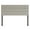 Warm Gray, variant on Home Design Etta Twin Upholstered Headboard with Channel Tufting and Foam Padding, Gray, Easy assembly