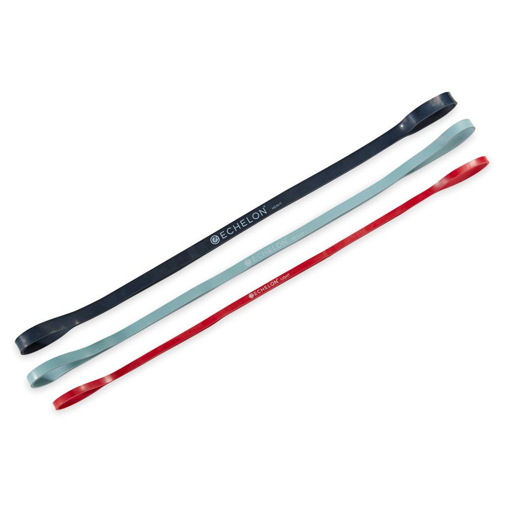 Echelon Super Band 3 Pack, Exercise Bands with 30 Day Free FitPass Membership