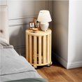 thumbnail image 4 of 100% solid wood stackable stools set of 4, wooden stools, 18-inch stools, stacking stools, nesting tables, sturdy and durable, no installation required, top stackable round side table, 4 of 9