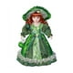 thumbnail image 1 of Billuyoard Muñeca femenina de porcelana victoriana hecha a mano, expresiones faciales detalladas, artículos coleccionables, materiales Decoración del hogar verde, 1 of 6