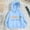 Light Blue, variant on Bnwani Hoodies for Girls Cotton Long Sleeve Loose Thin Sweatshirt Hearts Printed Tops Pullover