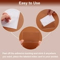 thumbnail image 5 of Uxcell 100Pcs 4.7x3.5" Self Adhesive Index Card Pockets with Top Open for Loading, Clear, 5 of 5