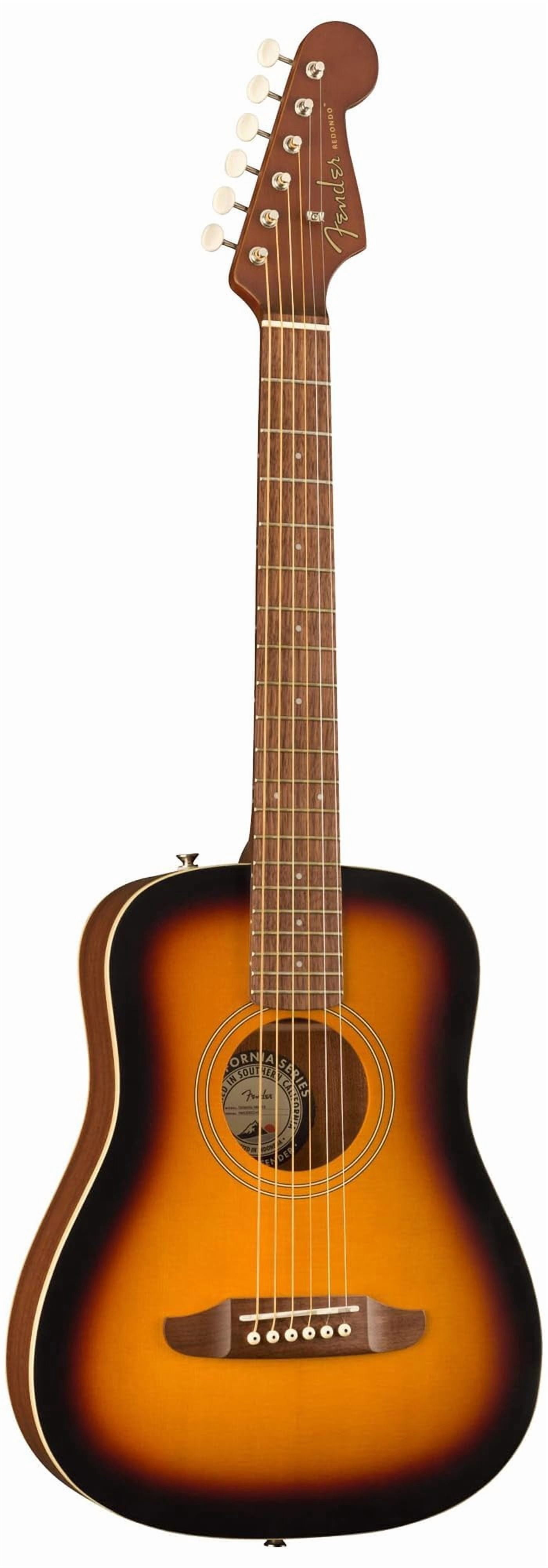 Fender Redondo Mini Acoustic Guitar - Sunburst w/ Gig Bag