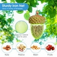 thumbnail image 6 of Costway Metal Acorn Wild Bird Feeder Outdoor Hanging Food Dispenser for Garden Yard, 6 of 10