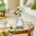 thumbnail image 2 of Plant Pots Planters Retro Transparent Glass Small Vase Vase Desktop Dried Flower Decorative Vase French Light Flower Set Flower Pots Garden Planters Indoor Outdoor Plant Containers, 2 of 7