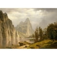 thumbnail image 2 of Albert Bierstadt 24x18 Gold Ornate Framed and Double Matted Museum Art Print Titled - Merced River, Yosemite Valley (1866), 2 of 4