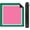Pink With Green Border31.5"x31.5", variant on Mahjong Mat for Table, & Quiet for American Mahjong, Poker, Card, Board & Tile