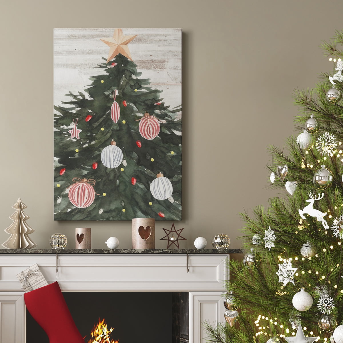 Winter Cardinal Collection B- Gallery Wrapped Canvas