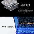 thumbnail image 6 of Parakeet Feeder with Perch Automatic Food Dispenser Plastic Container for Cage, 6 of 12