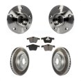 thumbnail image 1 of Transit Auto Front Hub Bearing Assembly Coated Disc Brake Rotors and Ceramic Pads Kit for Car 2008 Volvo V70 with 300mm Diameter Rotor KBB-121373, 1 of 11