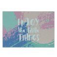 thumbnail image 3 of Enjoy the Little Things Cutting Board, Inspirational Hand Lettering Words on Grunge Color Smear Background, Decorative Tempered Glass Cutting and Serving Board, Small Size, Multicolor, by Ambesonne, 3 of 5