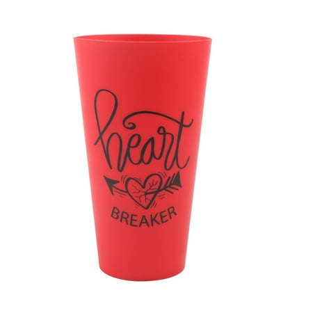 Way to Celebrate Valentine's Day Red Plastic Cup
