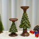 thumbnail image 4 of Candelabro de árbol de Navidad para el hogar, sala de estar, porche, escritorio, ambiente festivo, decoración, estante para velas, adorno, S, 4 of 5