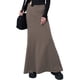 thumbnail image 2 of Lucakuins Falda larga acampanada para mujer Falda elástica informal de verano de color sólido para la ropa de calle del club de playa Lucakuins moda, 2 of 9