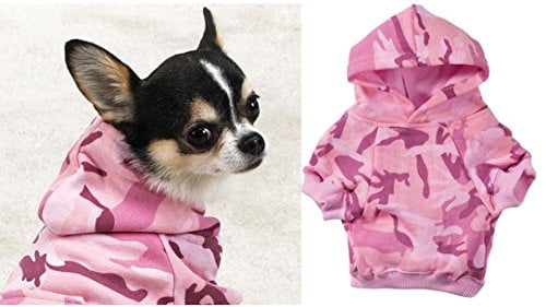 pink camo dog jacket